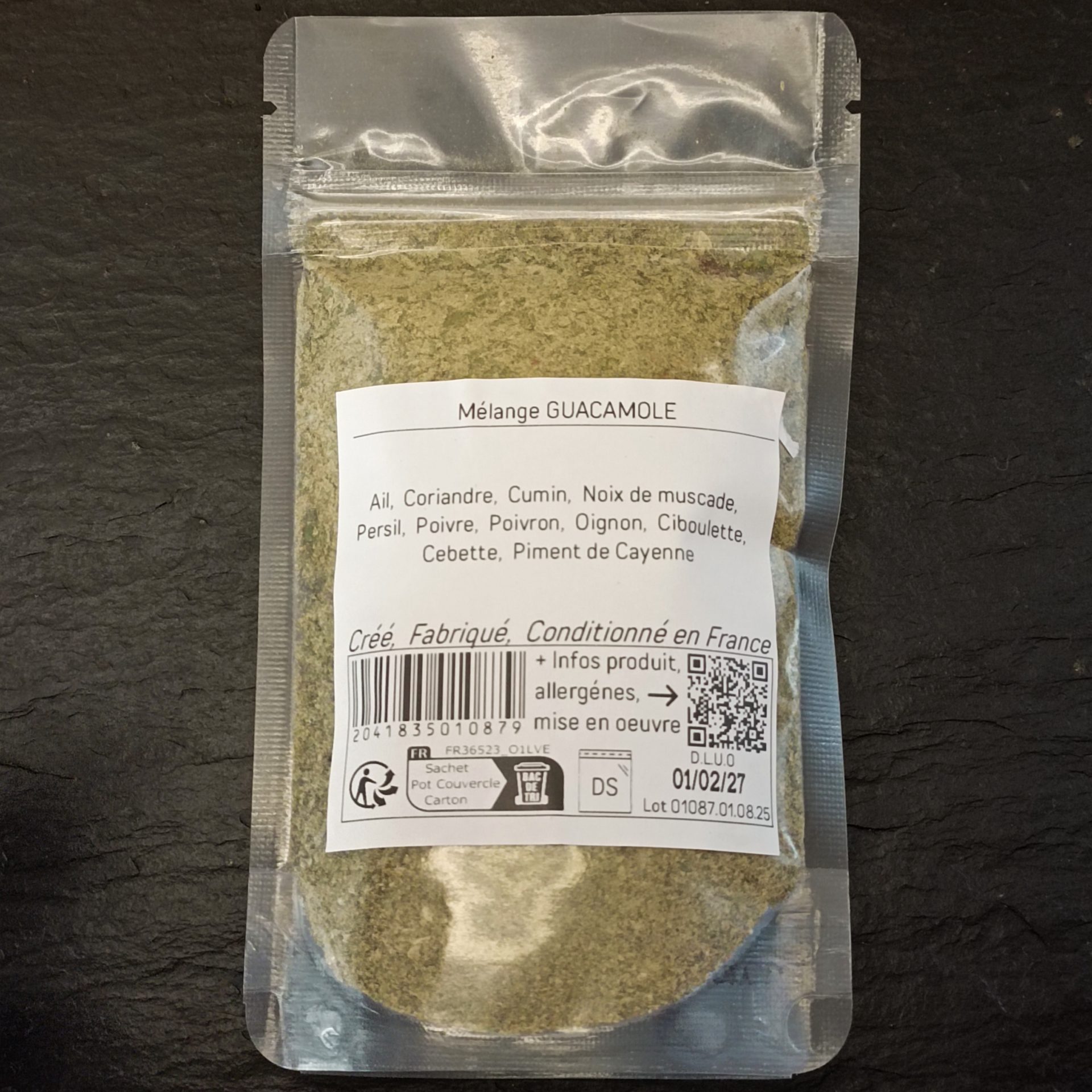 GUACAMOLE 760g PRO ... mélange d'épices, herbes aromatiques, condiments, piments – Image 5